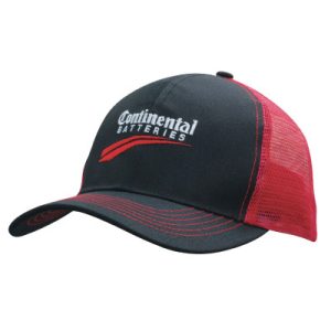 Breathable Poly Twill Cap With Mesh Back