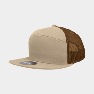 7 Panel High Profile Cotton/Poly Blend Trucker